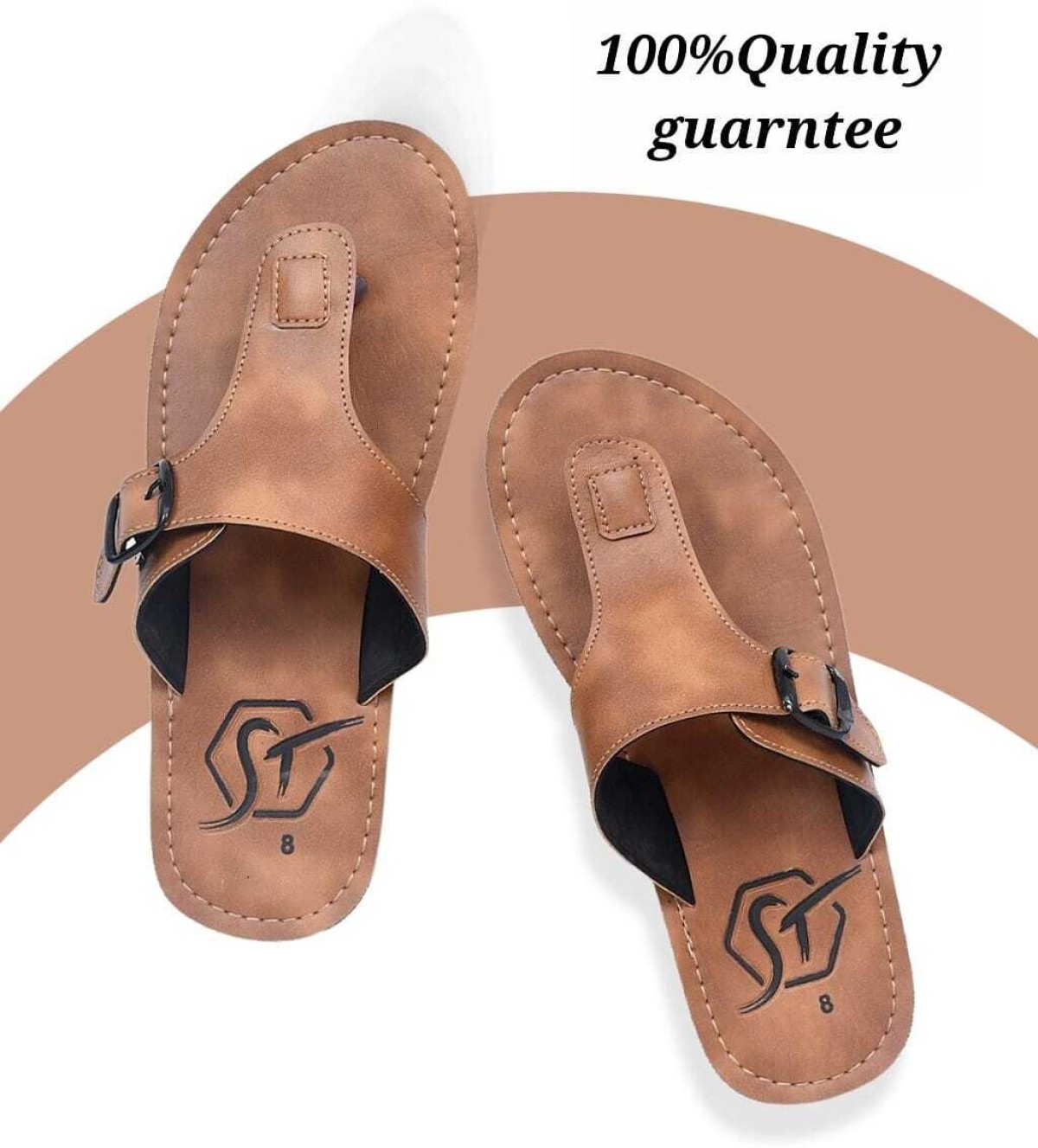 Men Brown Flats