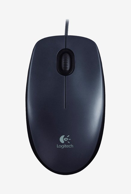 Logitech M90 Wired Mouse (Black)
