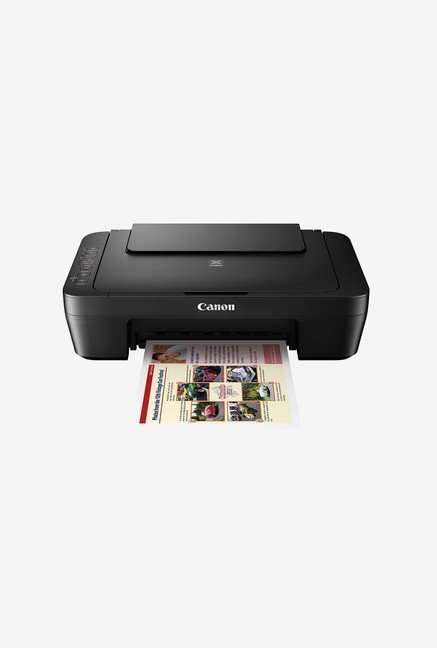 Canon PIXMA E470 Multi Function Inkjet Printer (Black)