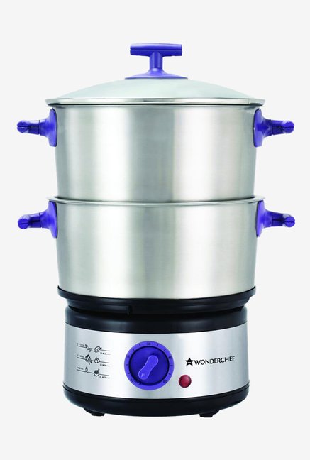 Wonderchef 5L Nutri-Steamer with Egg Boiler (Silver)