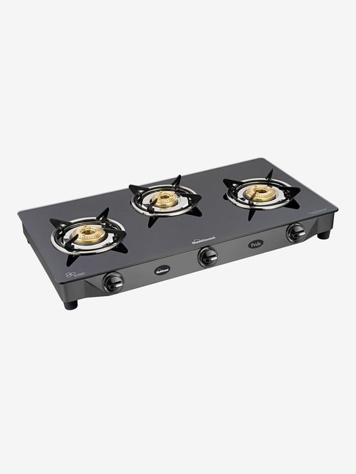 Sunflame Pride GT 3 Burners Gas Stove (Black)