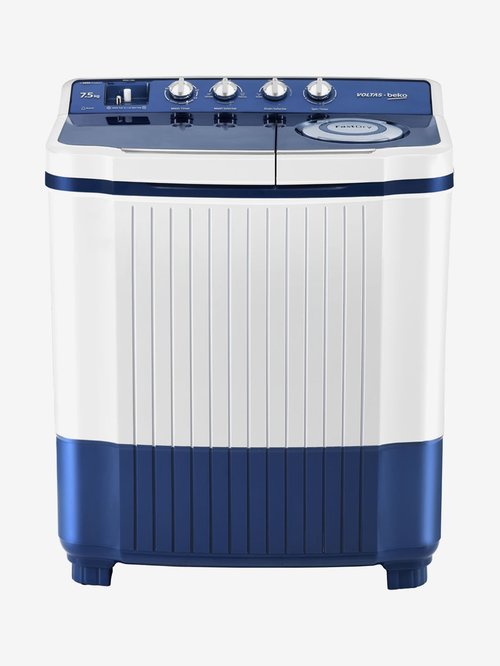 Voltas Beko 7.5 kg 5 Star Semi-Automatic Top Load Washing Machine (WTT75ST,Sky Blue)