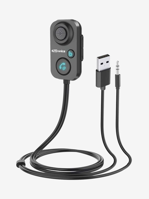 Portronics Auto 12 POR-1195 in-Car Bluetooth Receiver (Black)