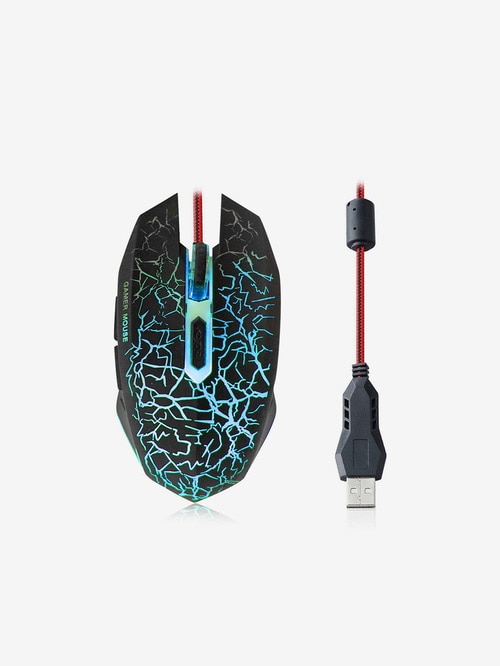KiTech K108GM USB 2.0 Wired Gaming Mouse (Black)