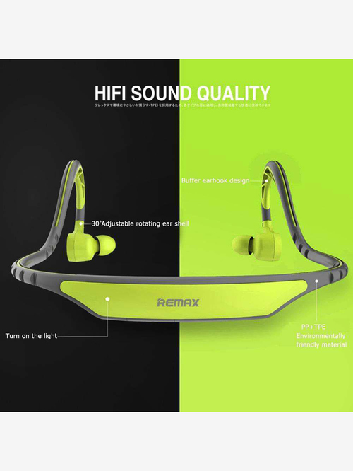 Remax RB-S20 Neckband with Mic (Yellow)