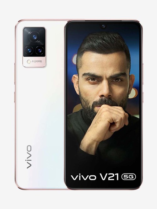 Vivo V21 128 GB (Arctic White) 8 GB RAM, Dual SIM 5G