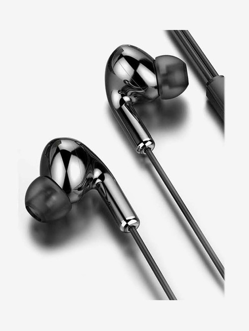 Tiitan S10 Stereo Wired In-Ear Earphones with Microphone (Black)