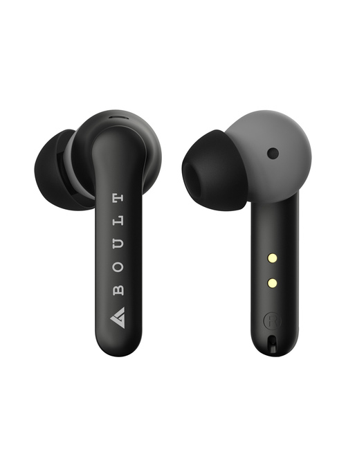 Boult Audio AirBass SoulPods with Active Noise cancellation True Wireless Earbuds with Mic (Black)