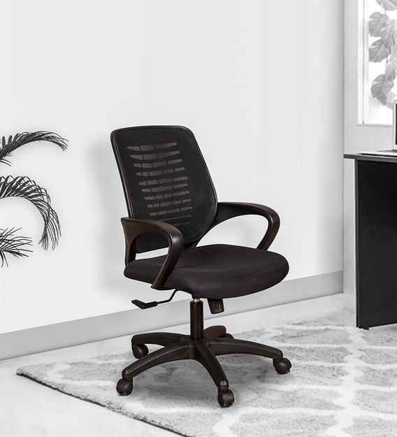 Ebony Ergonomic Chair in Black Colour