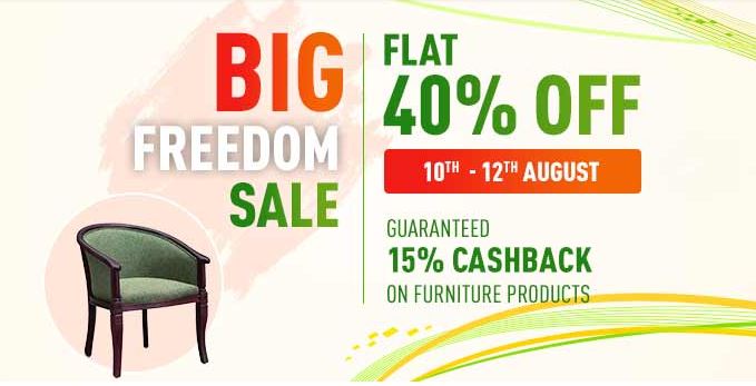 Big Freedom Sale Flat 40% off