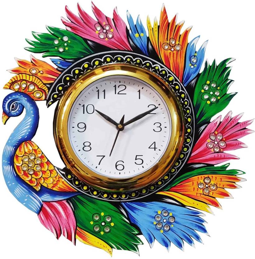 Craft Junction Analog 33 cm X 33 cm Wall Clock 