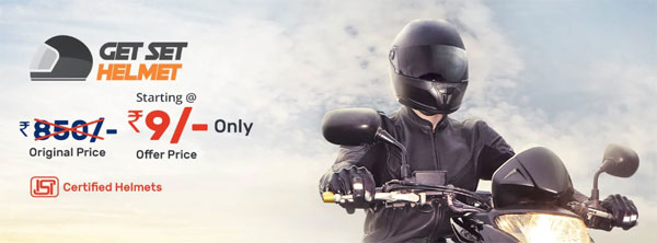 Droom Helmet Flash Sale 3PM-4PM: Buy Helmet From Rs. 59 Only