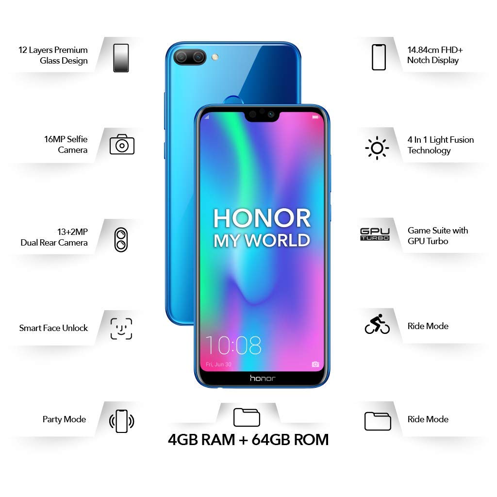 Flat 47% off on Honor 9N (4GB RAM, 64GB Storage)