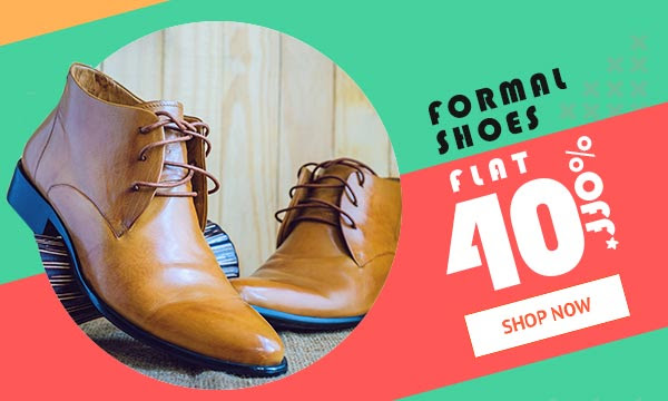 Formal Shoes for Men Flat 40% off