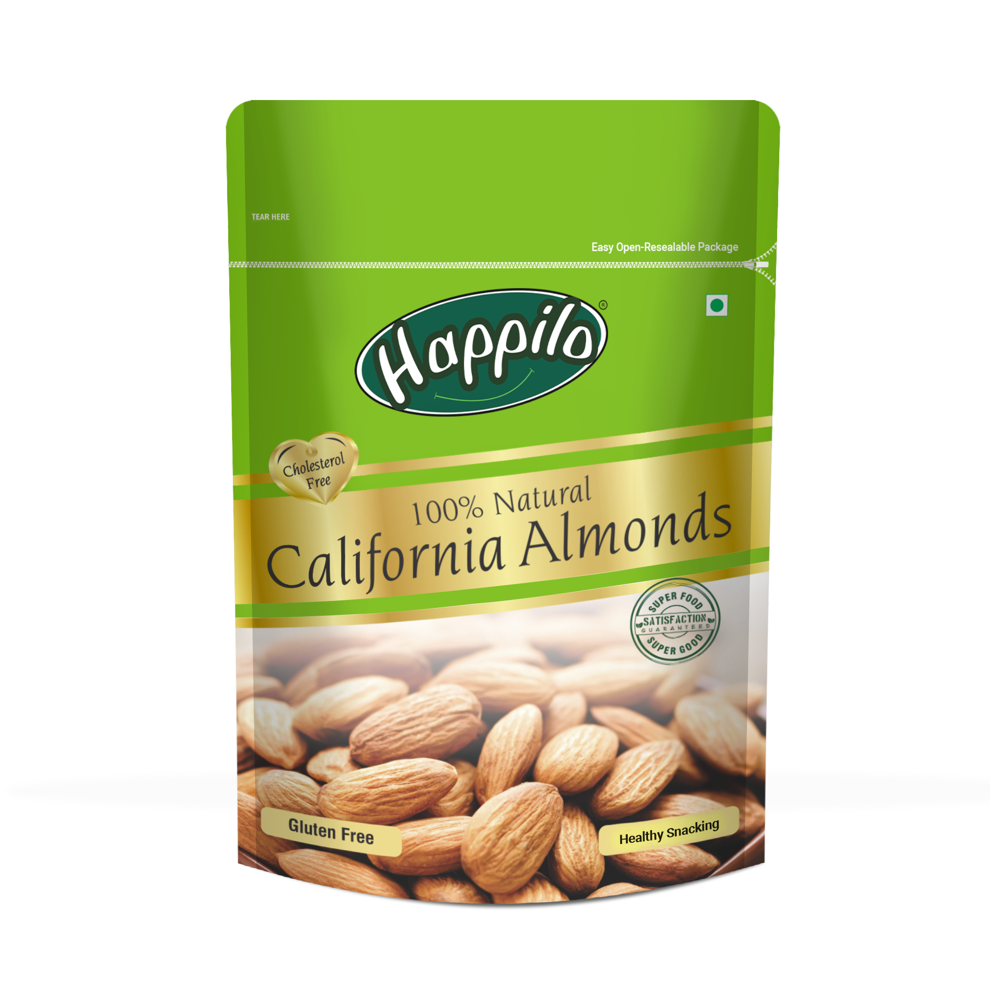 200g - Happilo 100% Natural Premium California Almonds