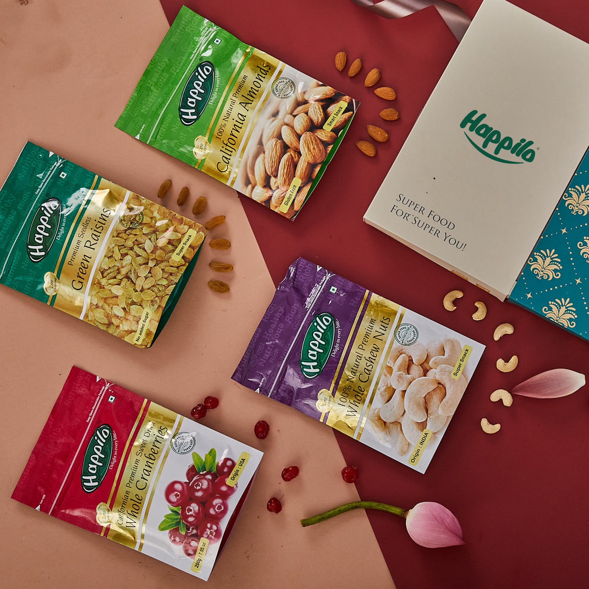 Happilo Dry Fruit Gift Hamper Lotus