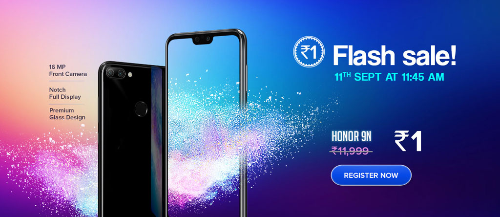 Honor 9N Super Sale ₹  1