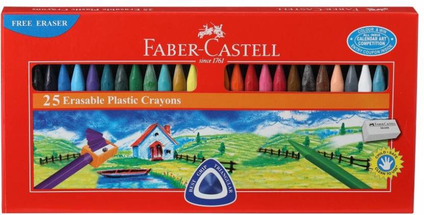Stationery - Faber Castell Crayons starting Rs 9