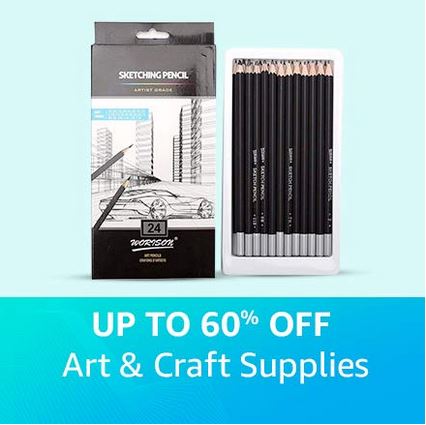 Up to 60% off Art & Craft Supplies